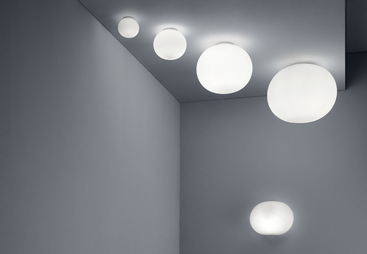 glo ball ceiling flos